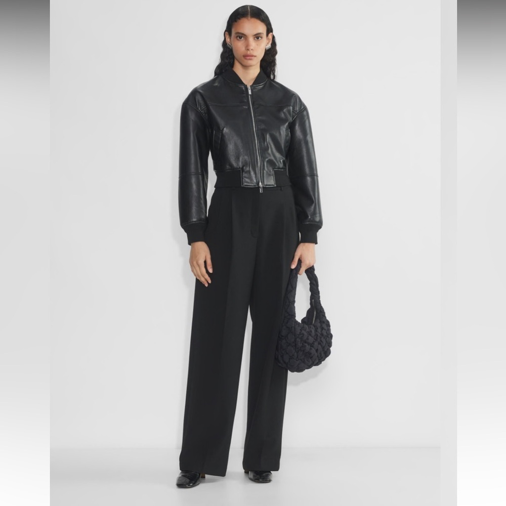 Aritzia Black Knitted Shoulder Bag